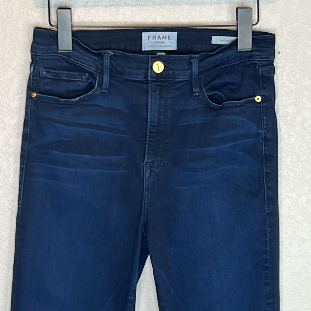 Frame Denim Le Crop Flare High-Rise Jeans Size 30 - Picture 4 of 16